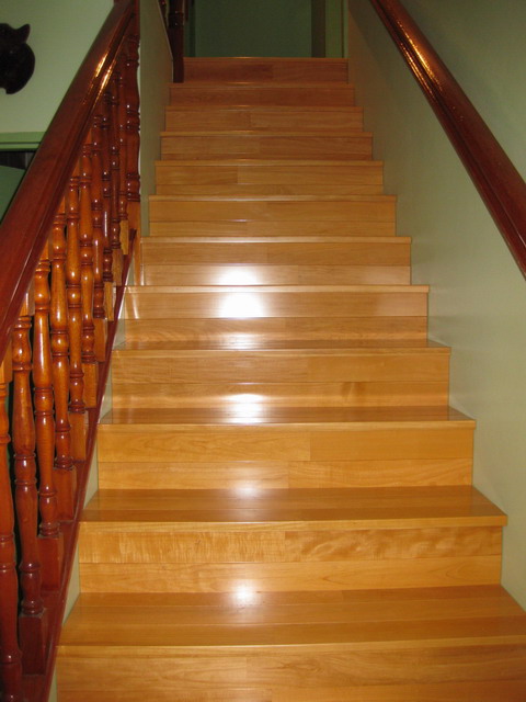 Wood stair.34